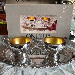 Oneida 3-piece Silver Dessert Set